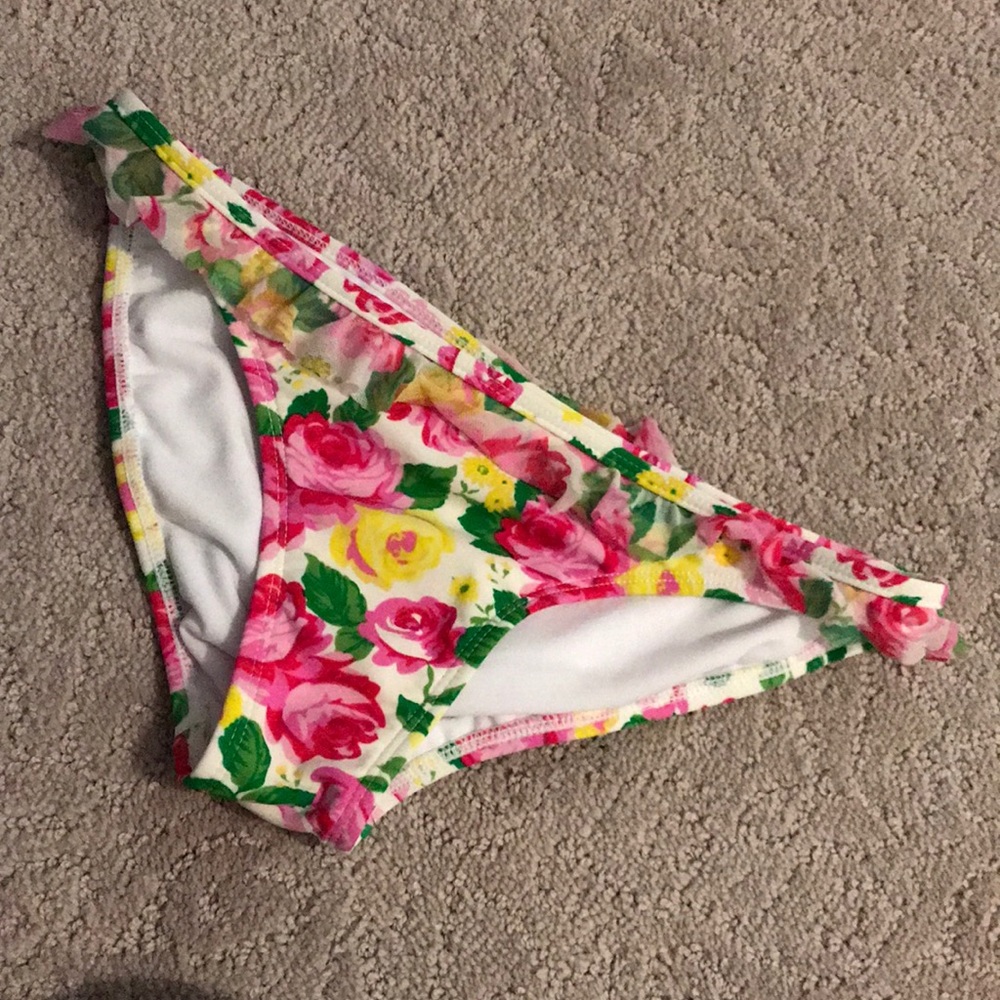 Floral bathing suit bottom